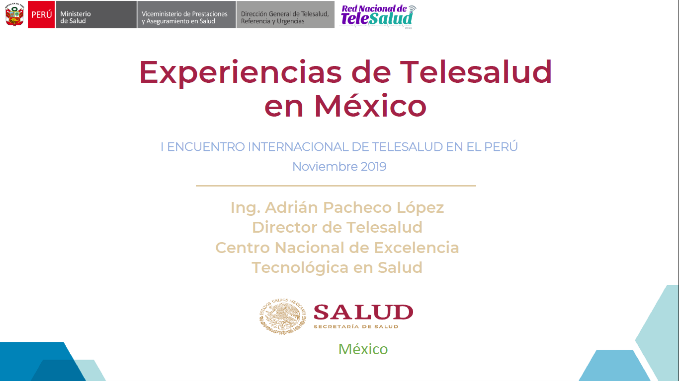 Experiencias de Telesalud en México, Telemedicina en Mexico 2005-2019